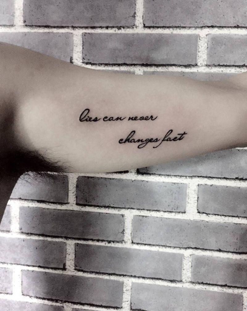 小英文纹身图片