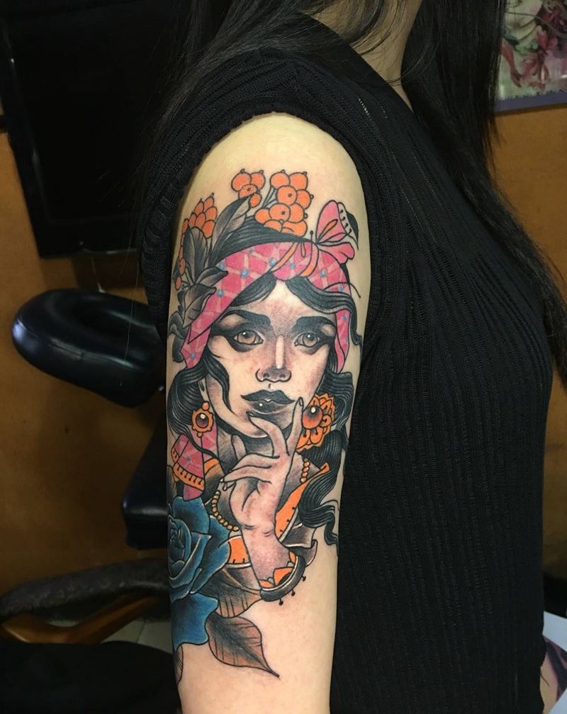 欧美遮盖作品纹身图片