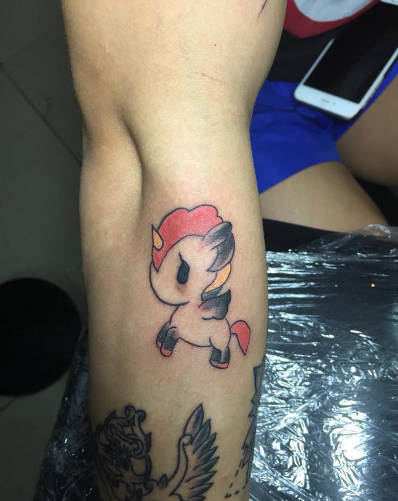 独角兽纹身图片