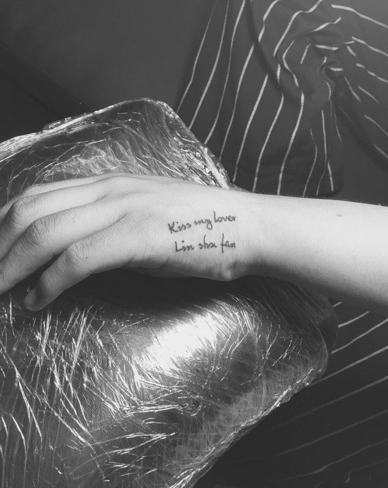 小英文纹身图片