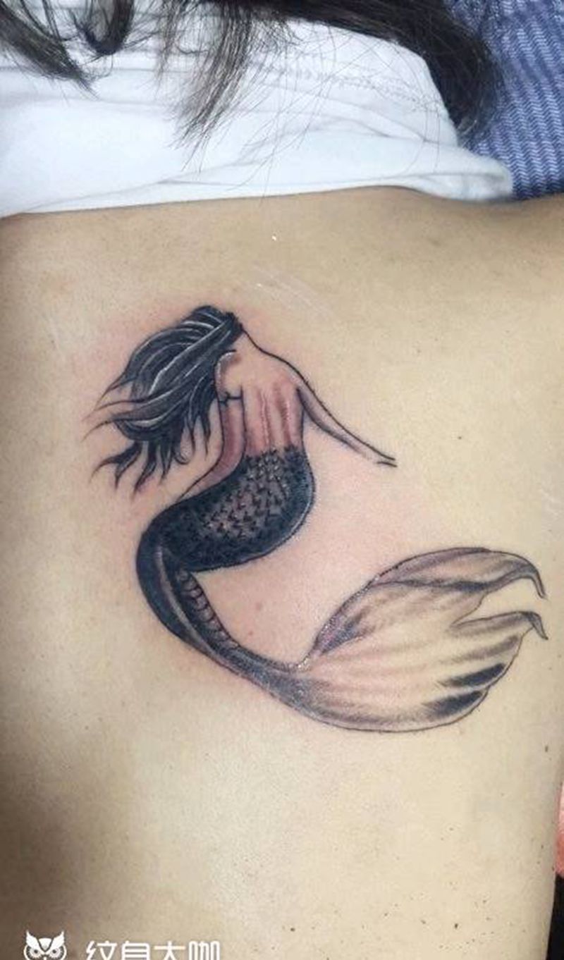 美人鱼纹身图片