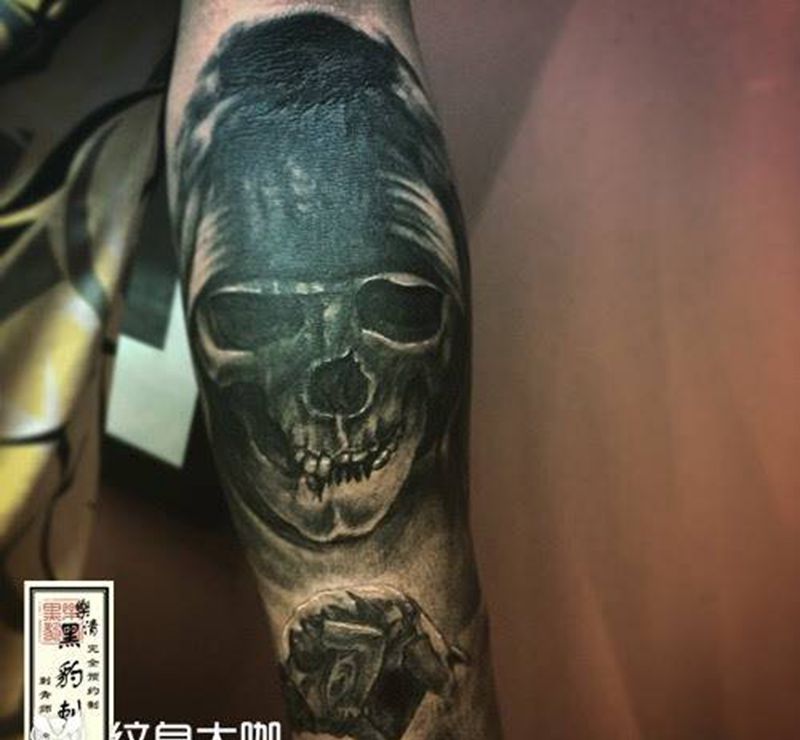 强力遮盖旧图纹身图片