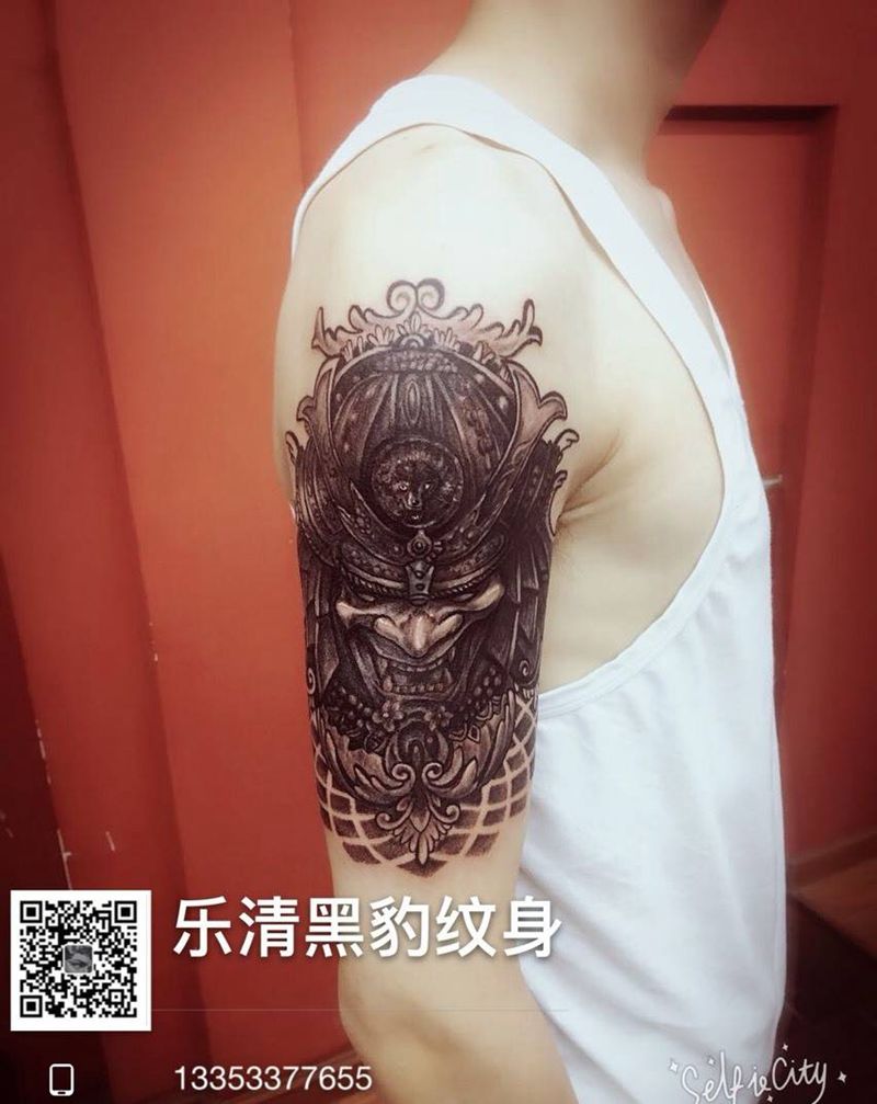 黑武侠纹身图片