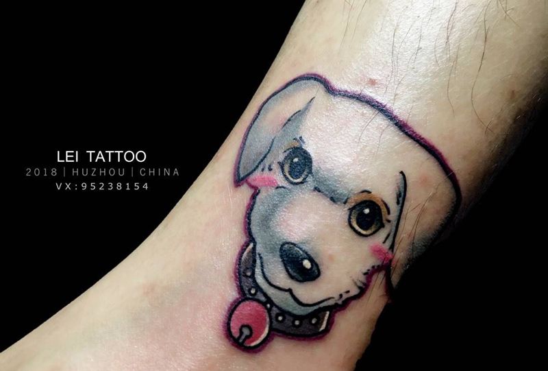 狗纹身图片