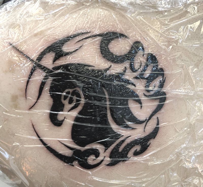 图腾纹身图片_背部图腾纹身图案