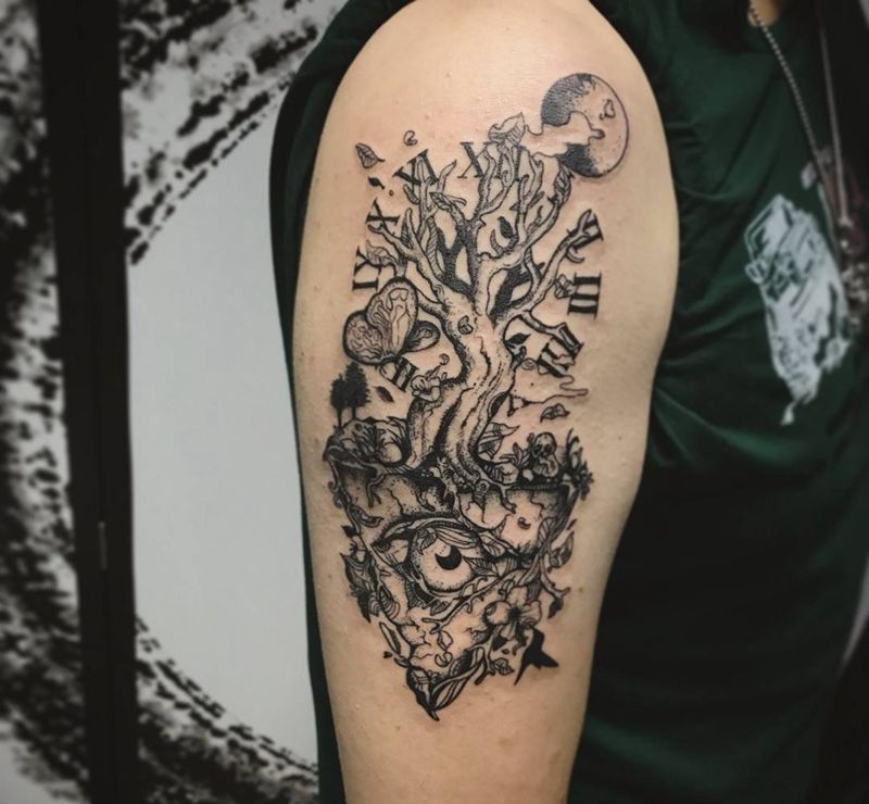 欧美风纹身图片