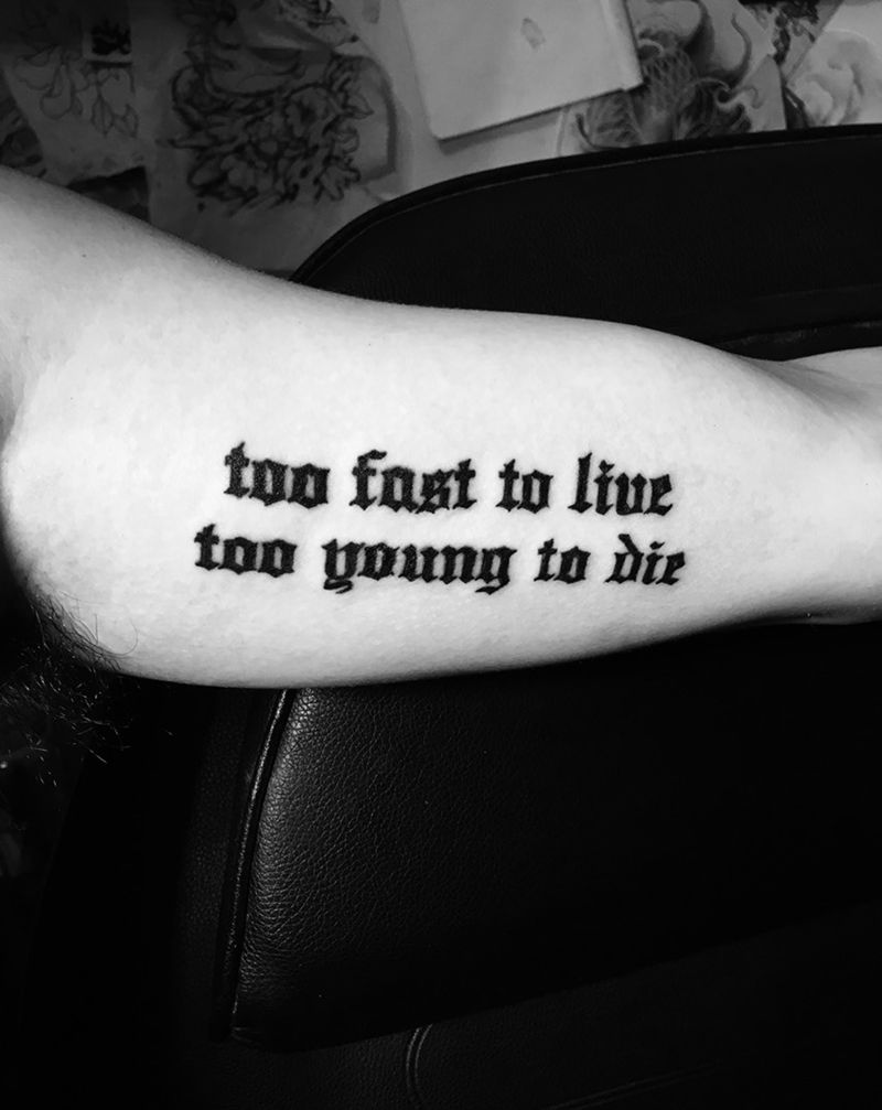 哥特式纹身图片