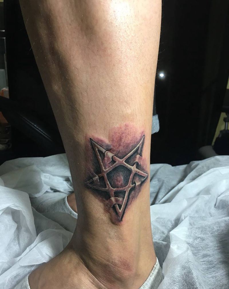 五芒星纹身图片