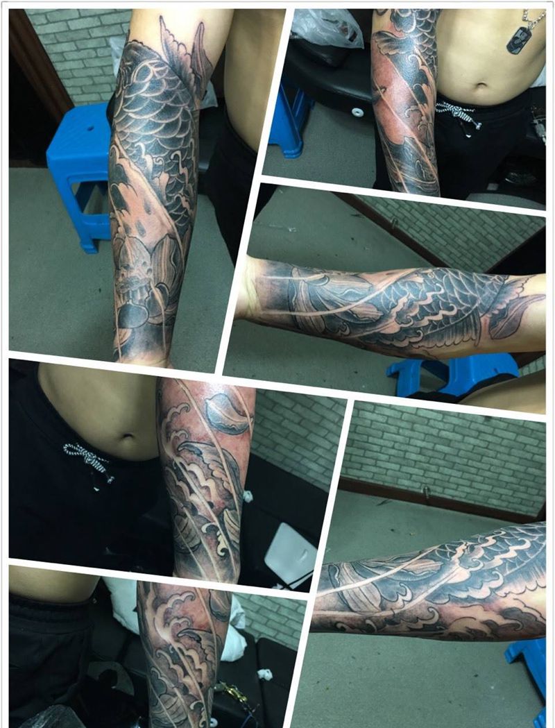 包小臂纹身图片