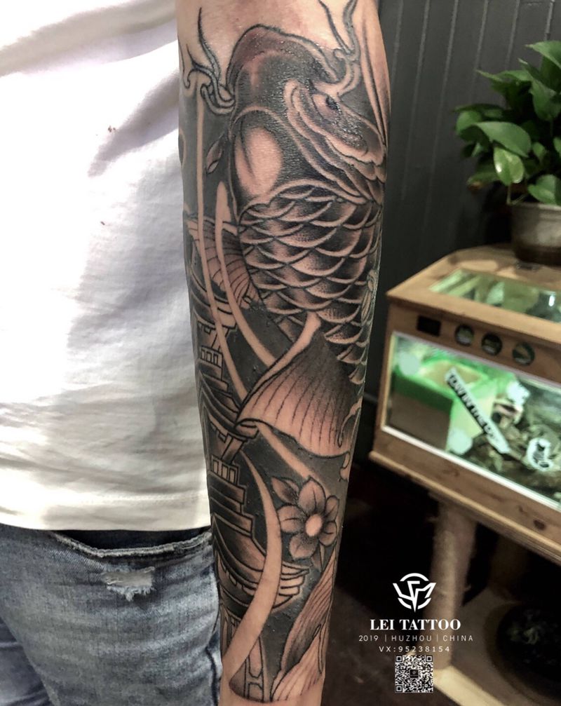 包小臂纹身图片