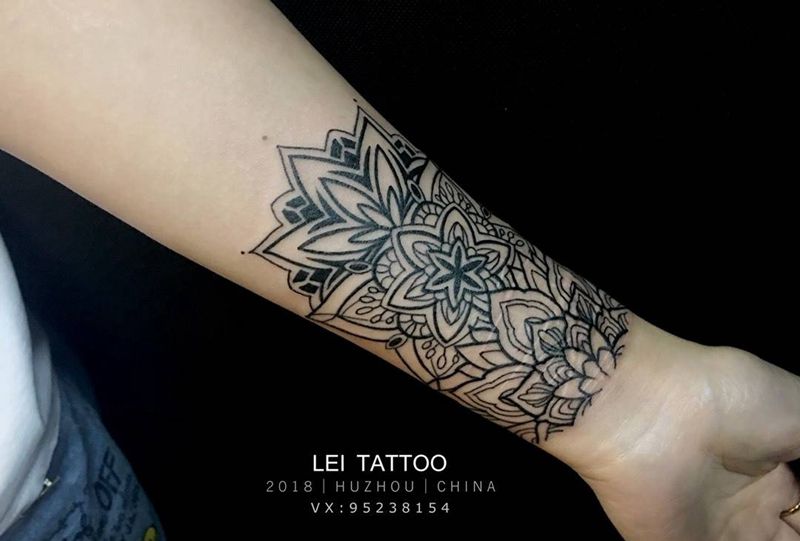 疤痕遮盖纹身图片