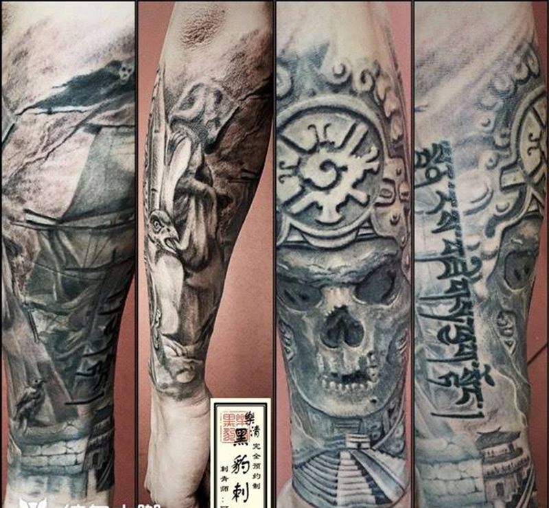 启示录纹身图片