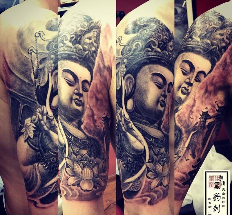 文殊菩萨纹身图片