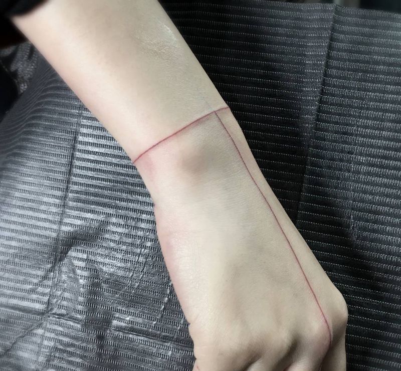 极致简约美纹身图片