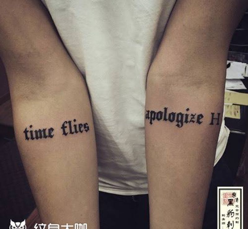 哥特字体纹身图片