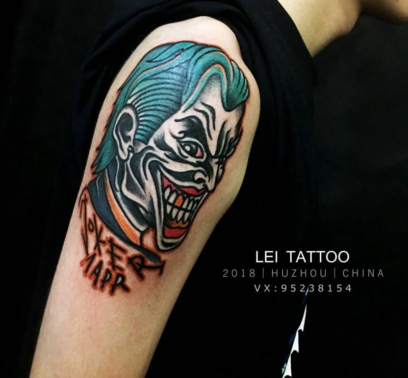 小丑纹身图片