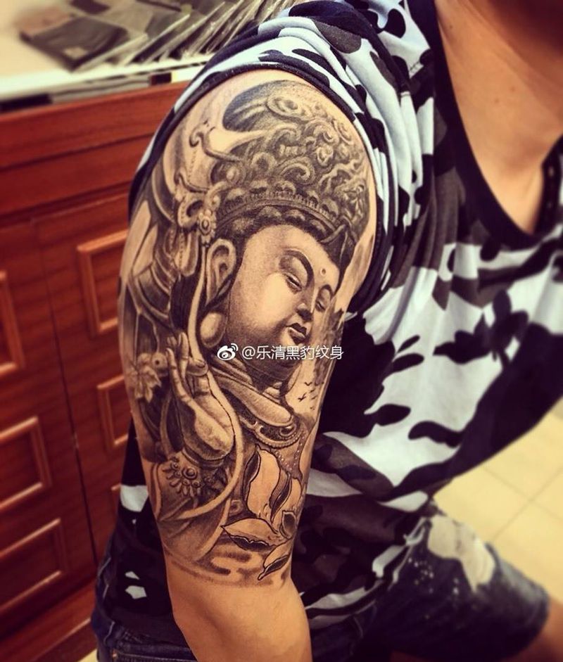 文殊纹身图片