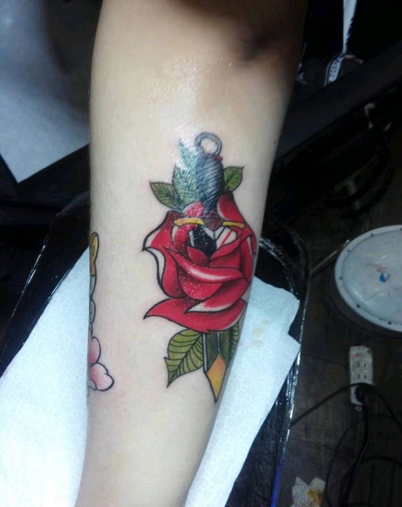 拼接花臂进行中纹身图片_New School纹身图案