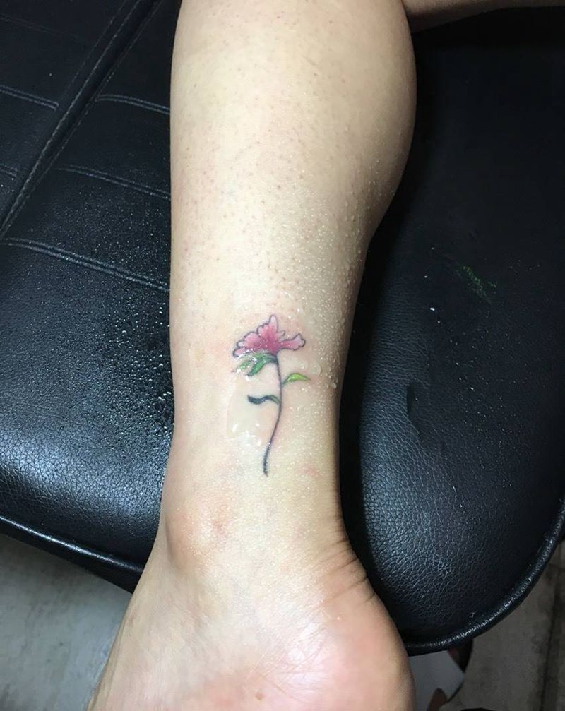 小花花儿纹身图片