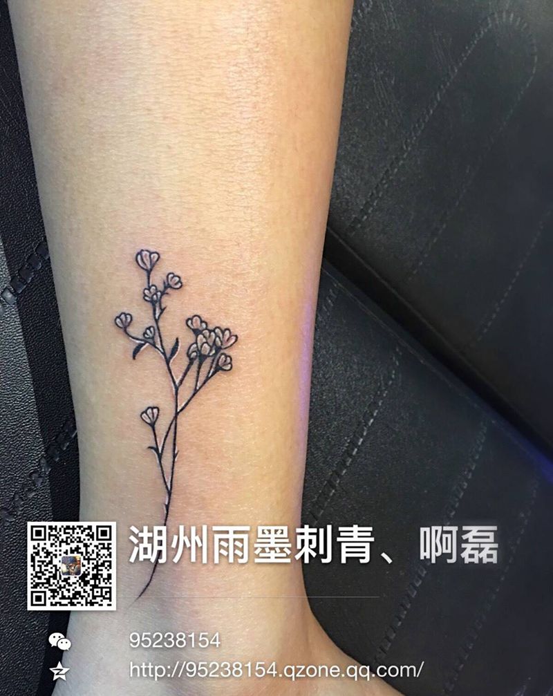小花纹身图片