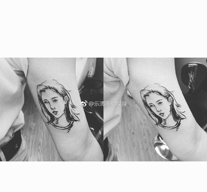 肖像纹身图片