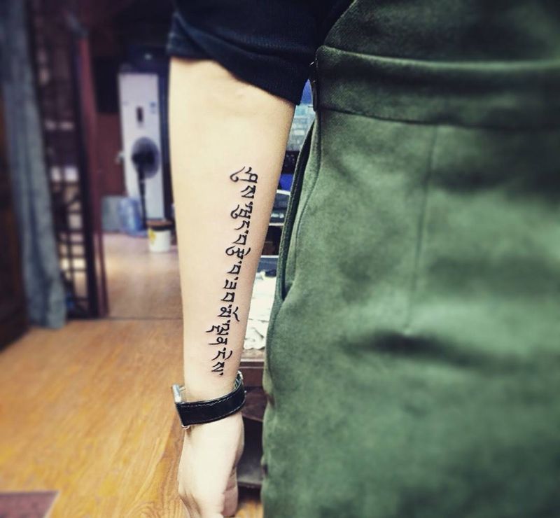 藏文翻译纹身图片