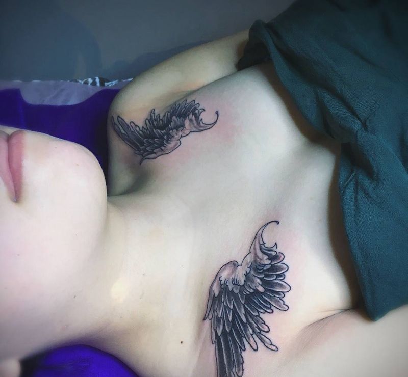 羽毛纹身图片