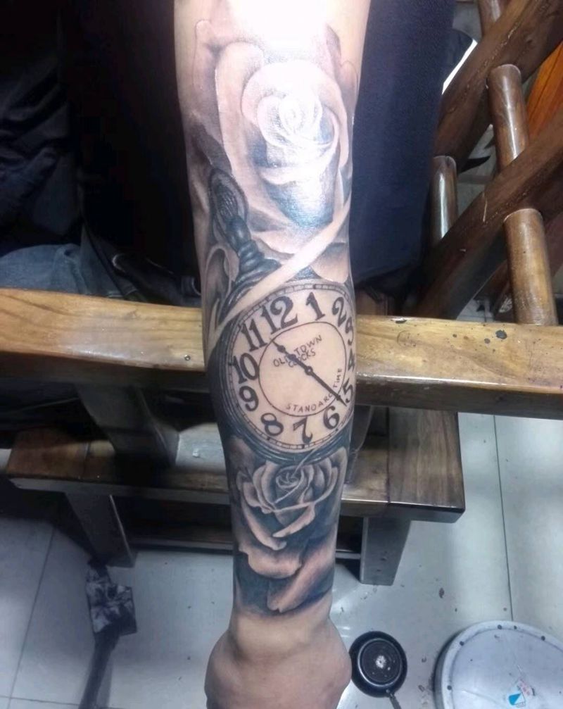 发一个之前的作品纹身图片_手臂欧美写实纹身图案