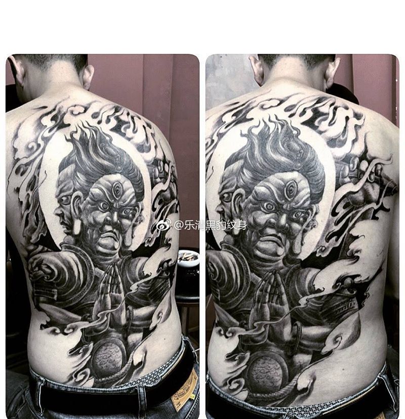 三面佛纹身图片