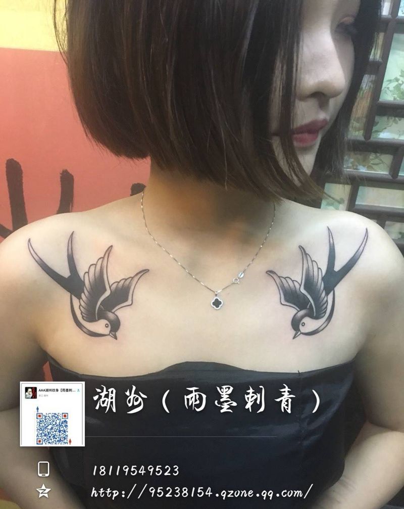 燕子纹身图片