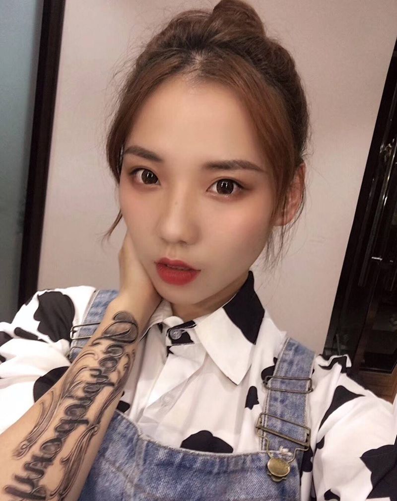 花体英文纹身图片