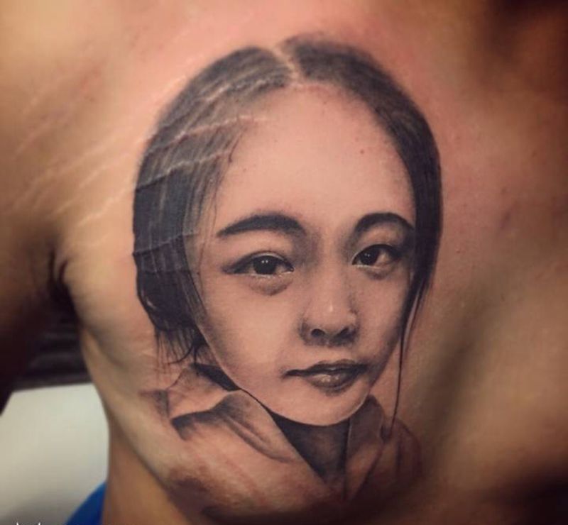 肖像纹身图片