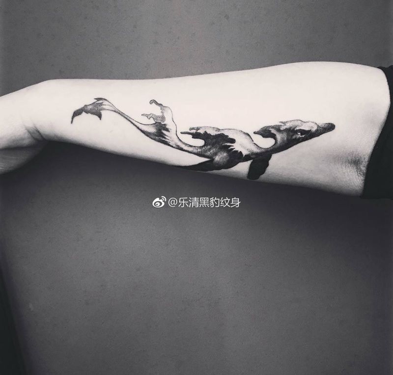 鲸鱼纹身图片