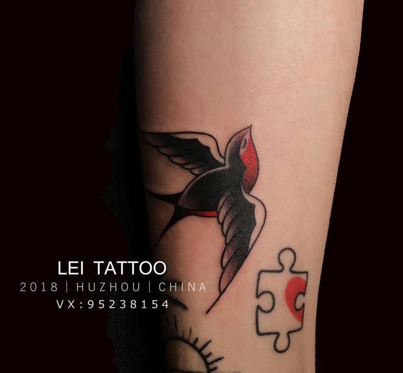 燕子纹身图片