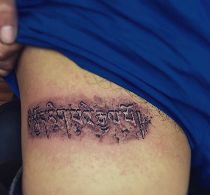 藏文设计纹身图片