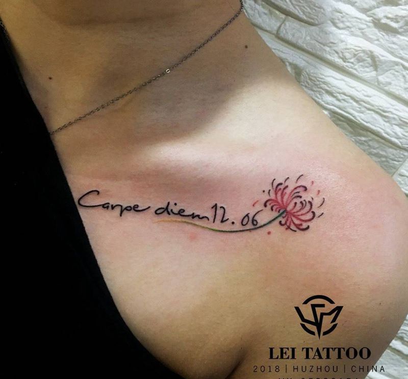 彼岸花纹身图片