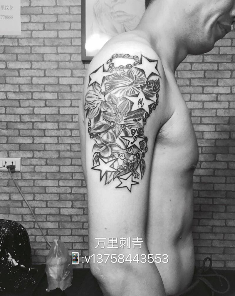 黑灰小图纹身图片