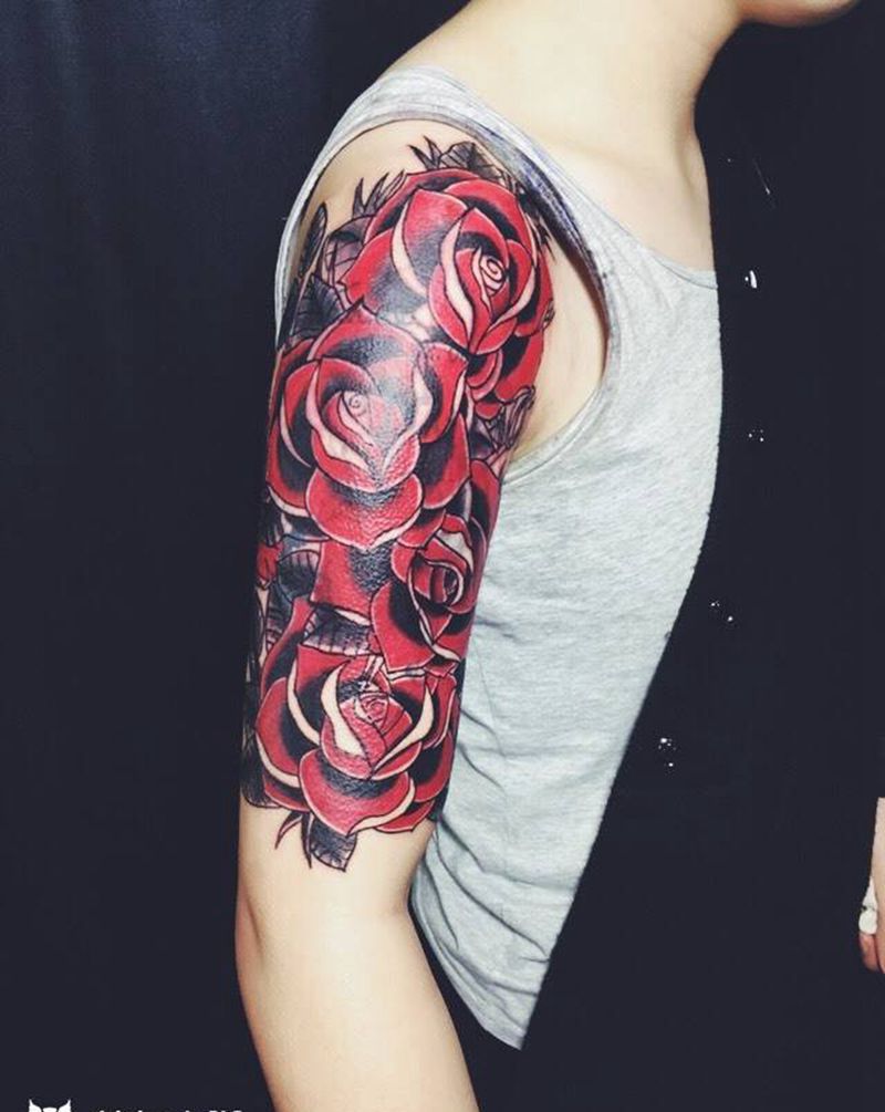 遮盖旧图纹身图片