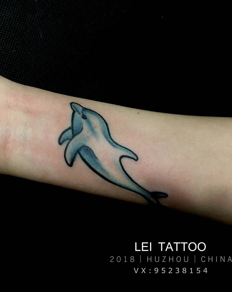 海豚纹身图片