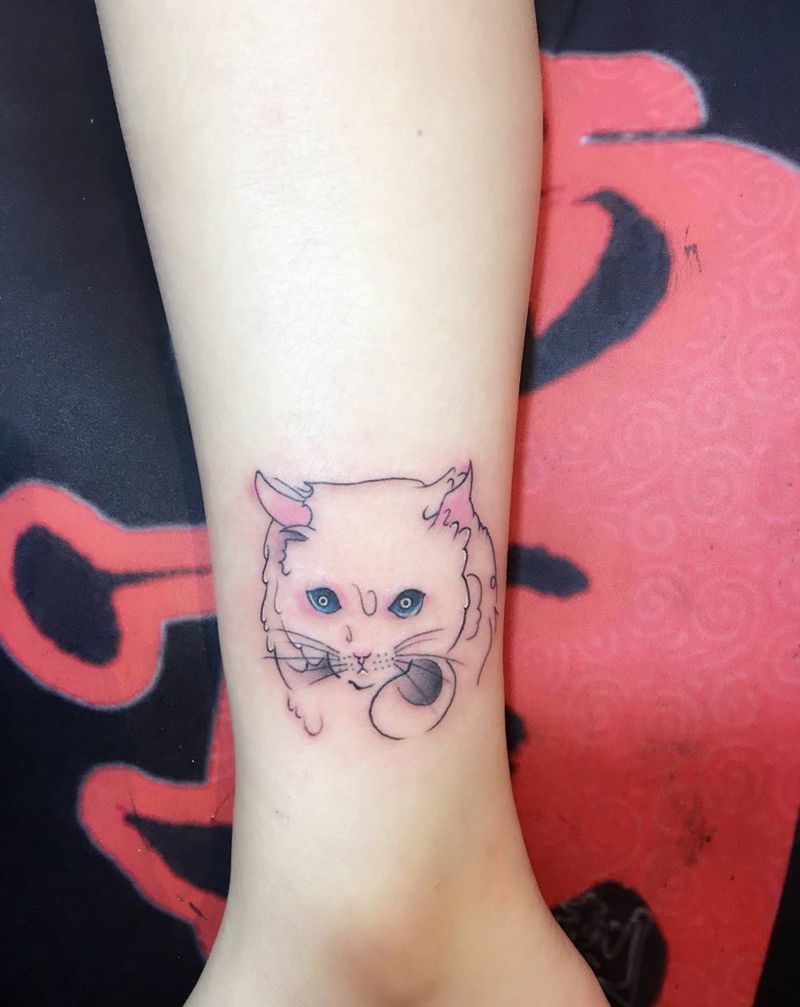 小猫纹身图片