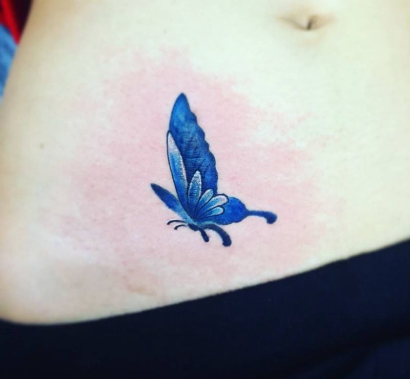 遮盖疤痕纹身图片