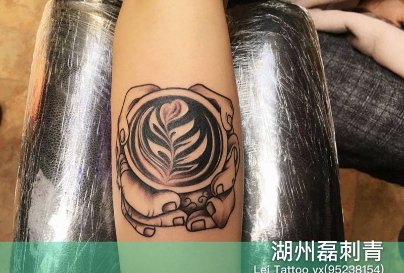 咖啡纹身图片