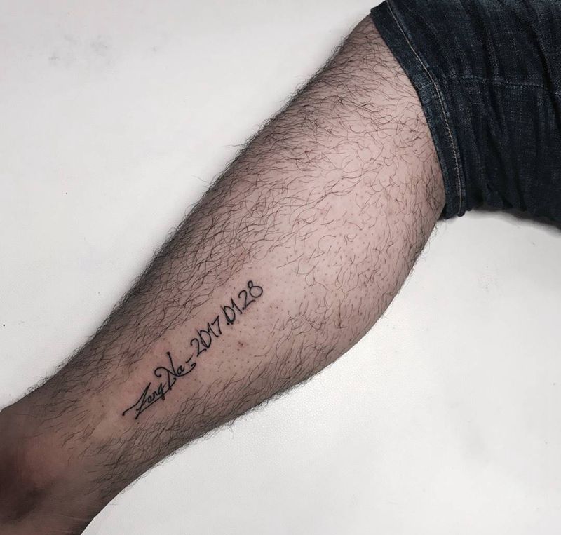 小英文纹身图片