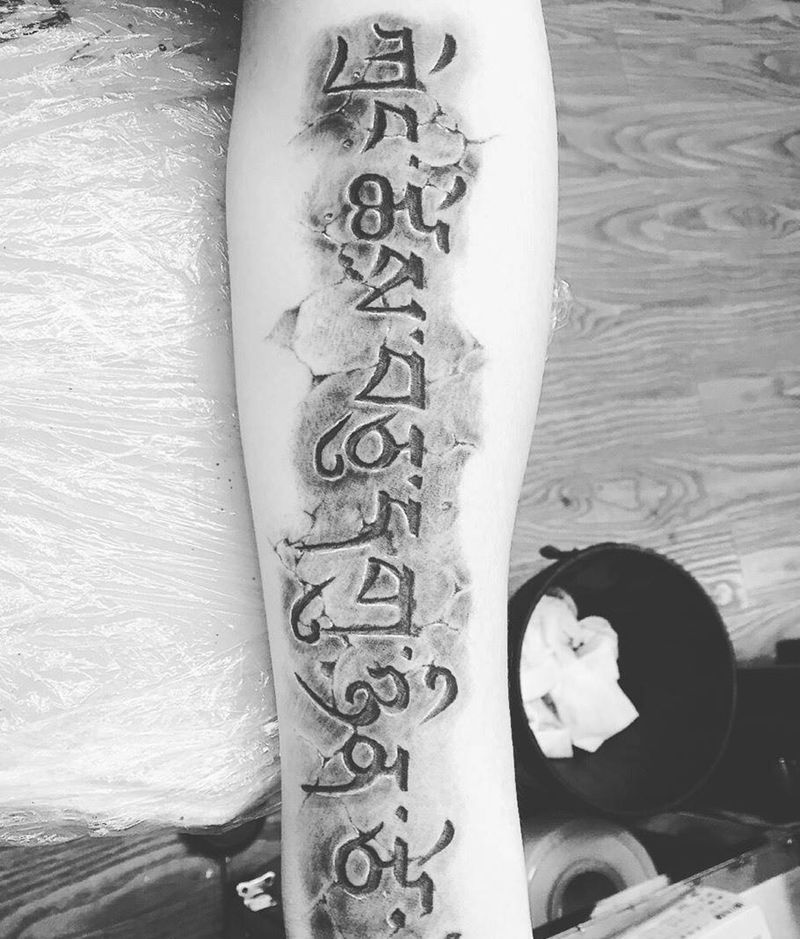 孩子名字纹身图片