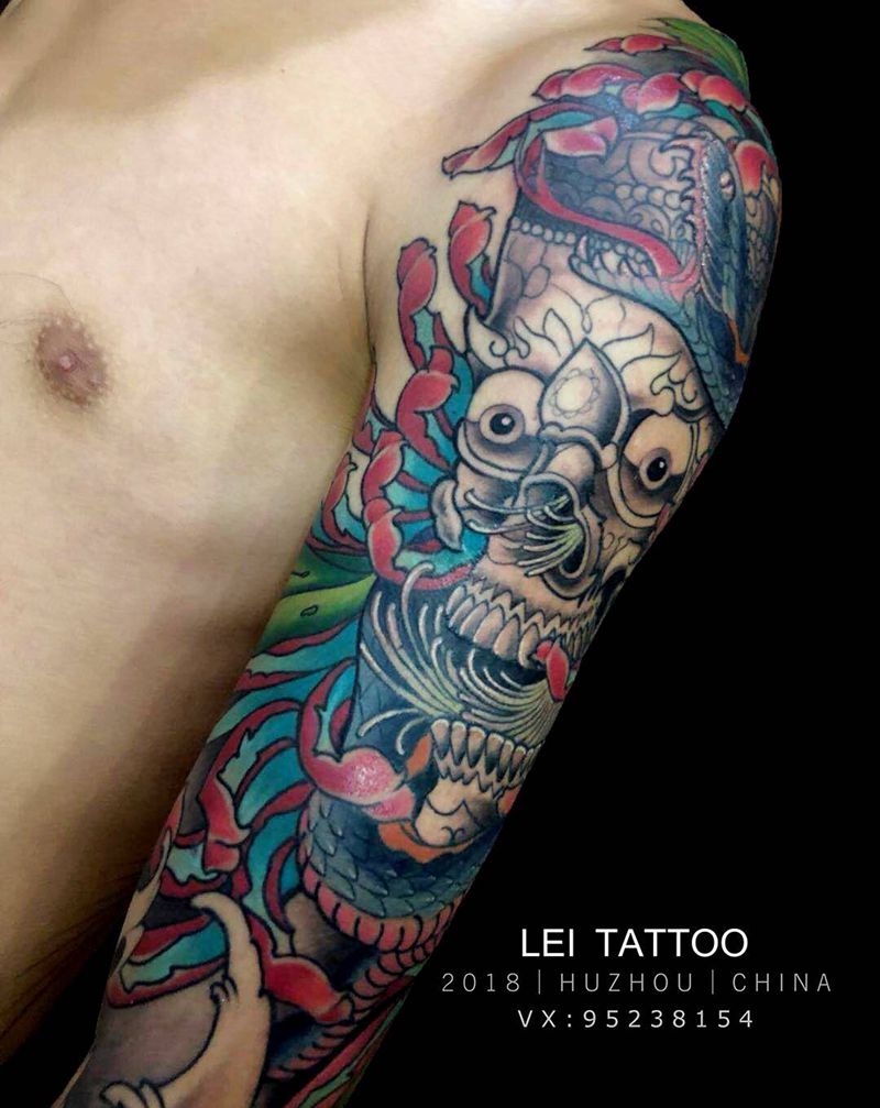 嘎巴拉纹身图片