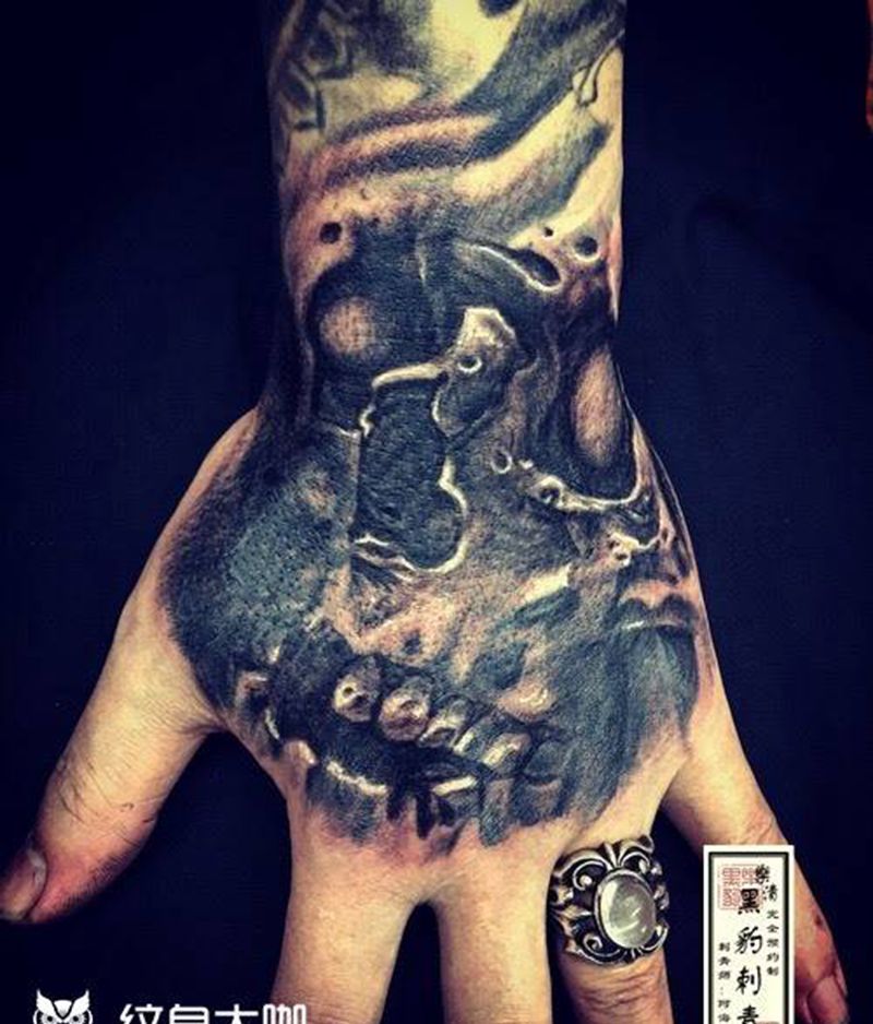 盖中盖纹身图片