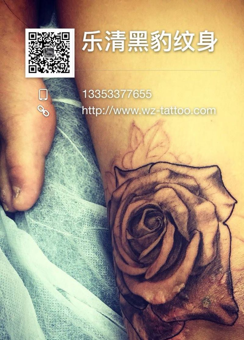 遮盖疤痕未完纹身图片