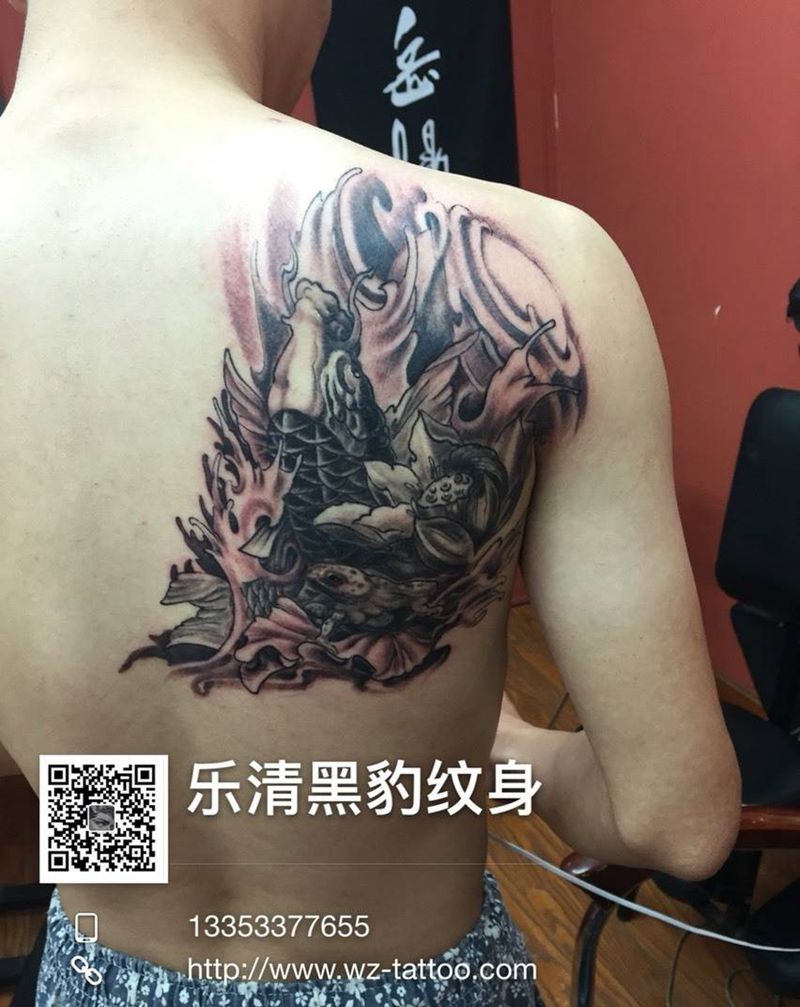 鲤鱼纹身图片