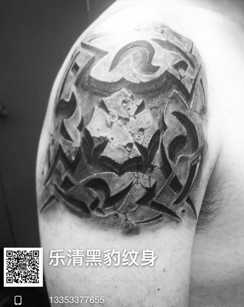 浮雕纹身图片