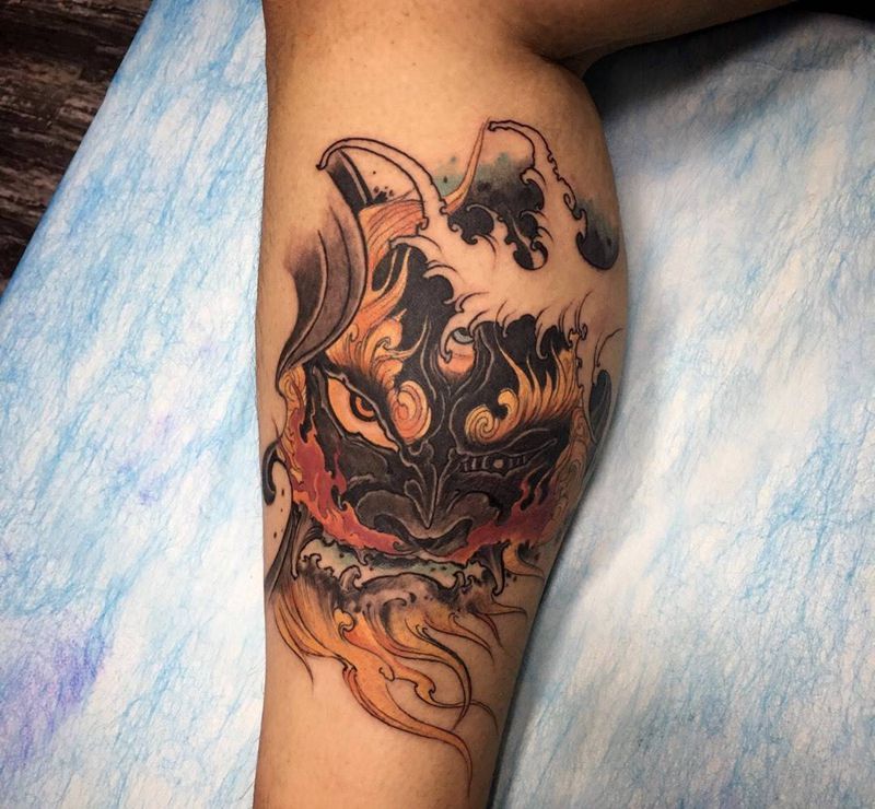 大黑天纹身图片